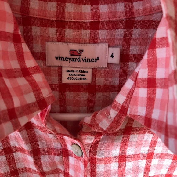 vineyard vines Linen Blend Shirt - Picture 2 of 3