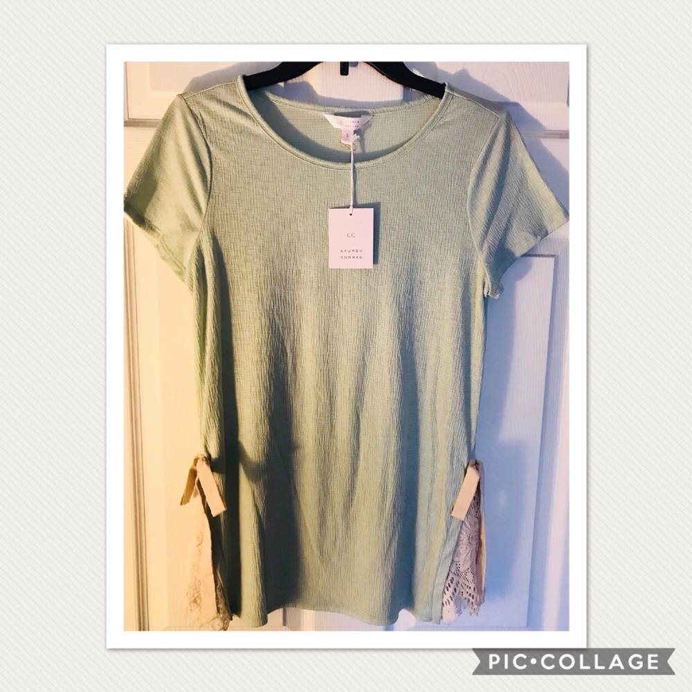 HOST PICK 11-25 NWT Lauren Conrad blouse with lace