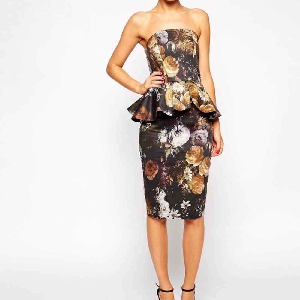 Asos floral dress