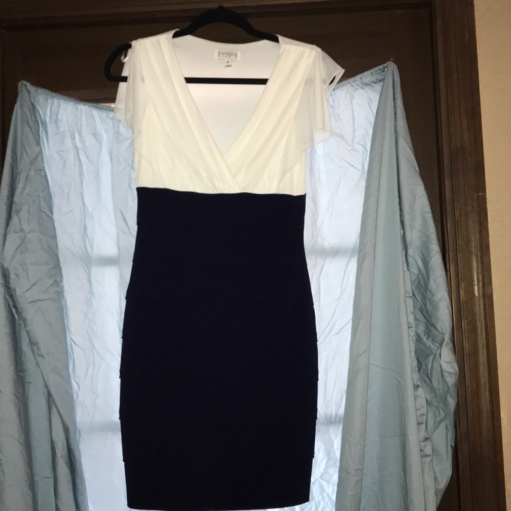 Classy two tone dress