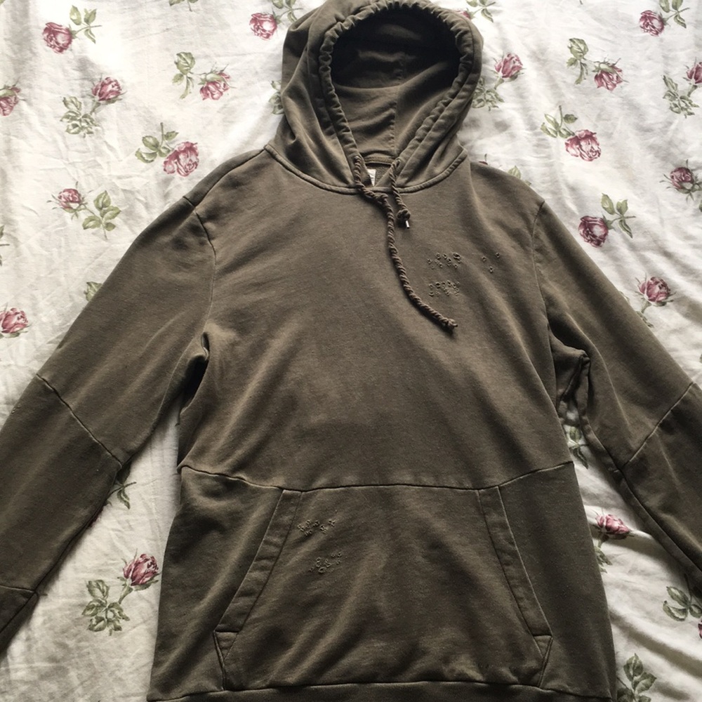 Ninth Hall Distressed Expandable Sweater/Hoodie