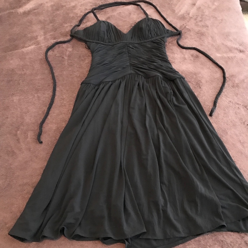 BCBGMaxAzria Sexy Halter Dress