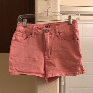 BDG urban outfitters pink high waisted shorts 26
