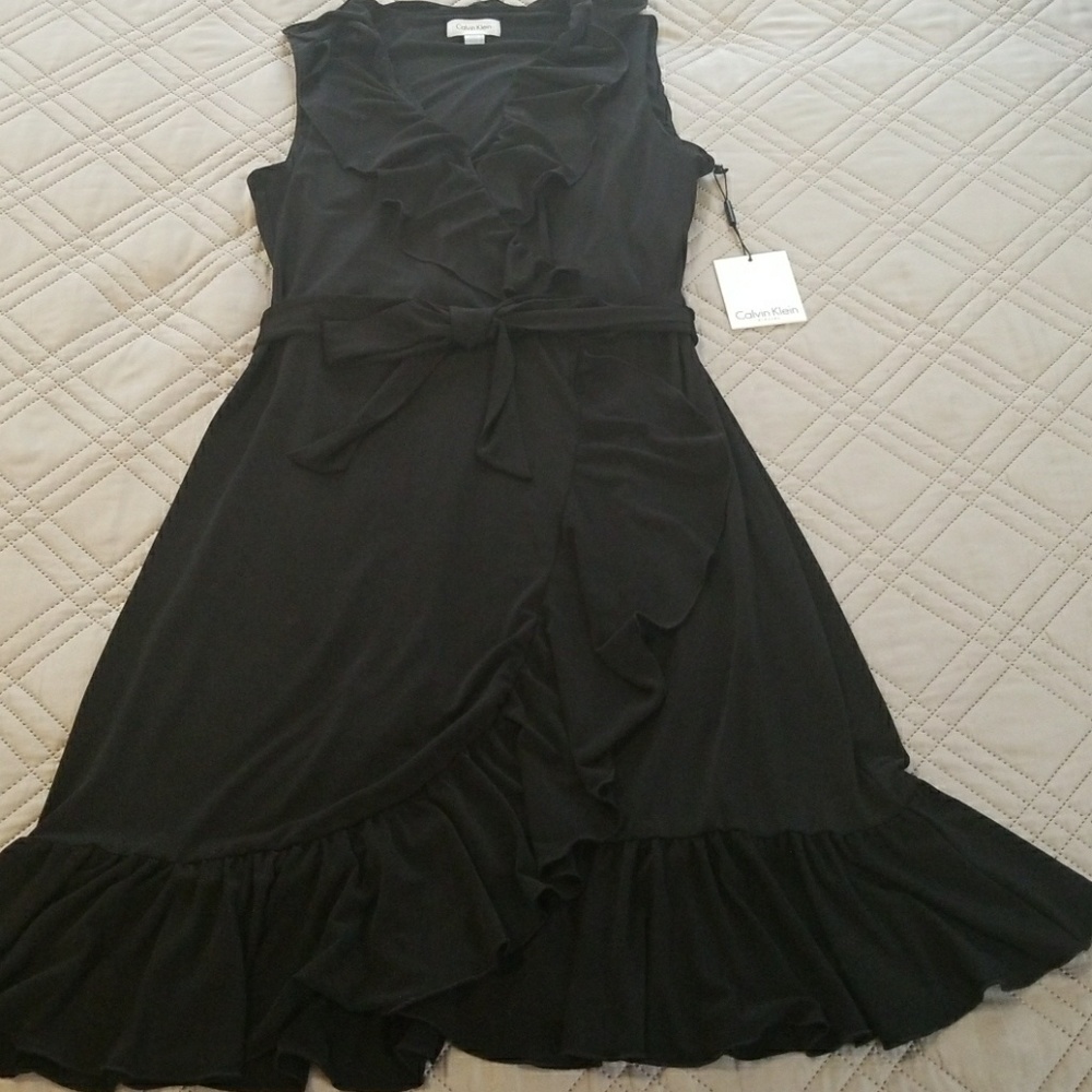 NWT Little Black Wrap Dress