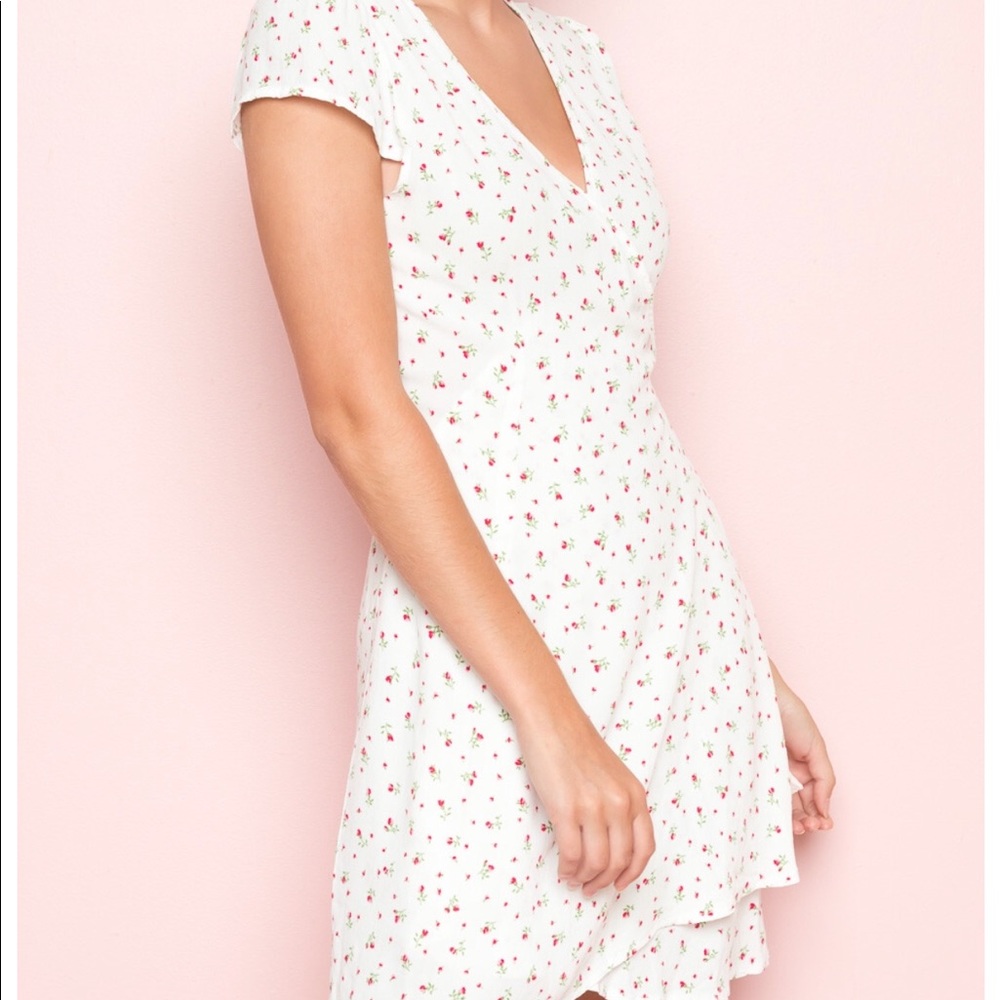 Brandy floral wrap dress