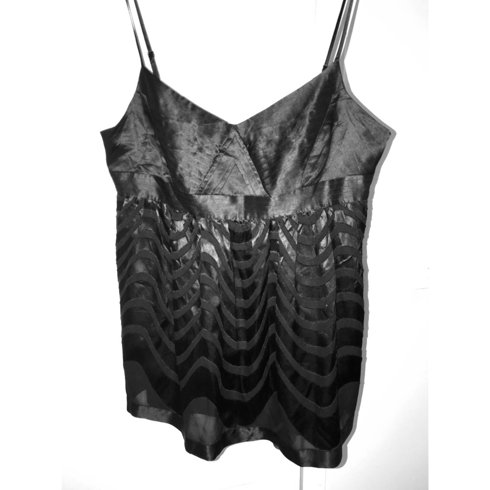 BCBG MaxAzria Lined Silk Top