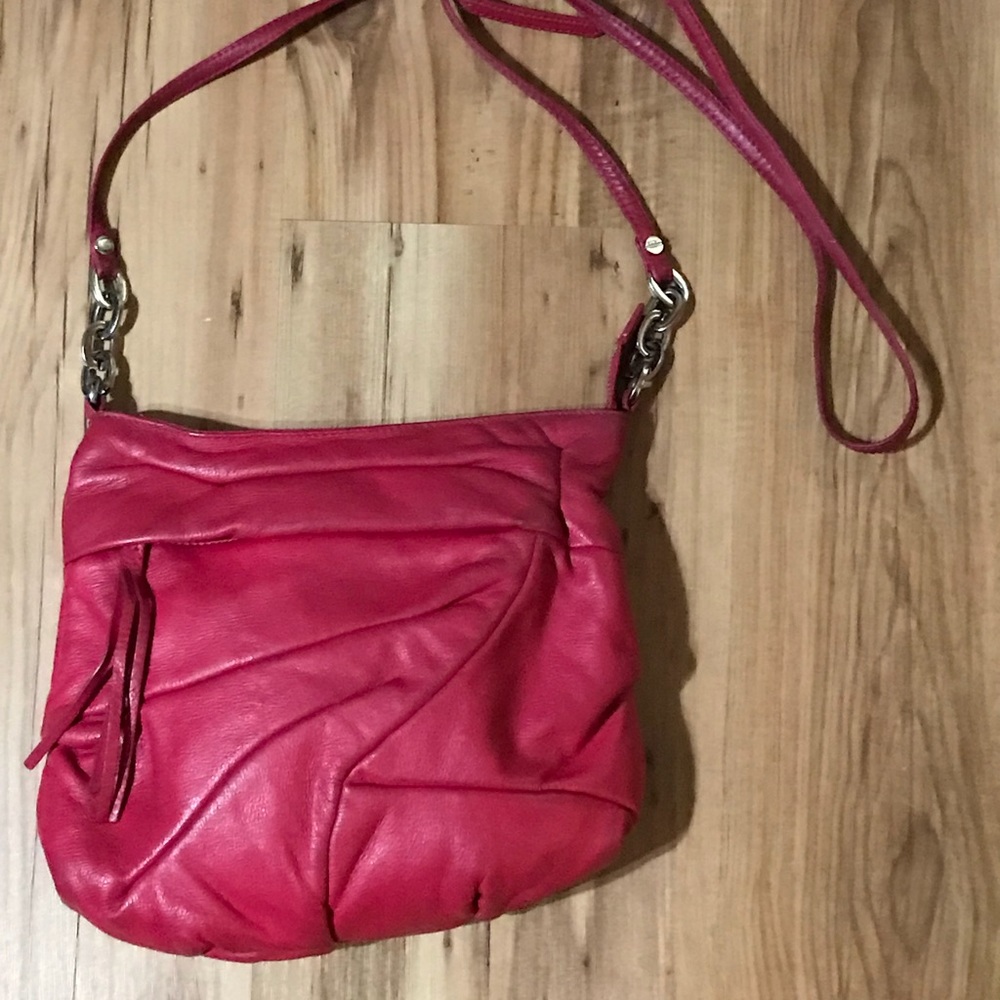 Bodhi leather crossbody purse