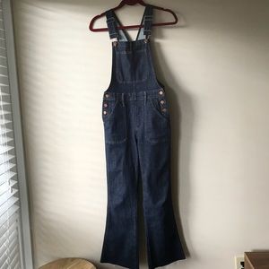 Madewell flare overalls