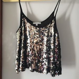 CHARLOTTE RUSSE SPARKLE TANK SIZE EXTRA SMALL