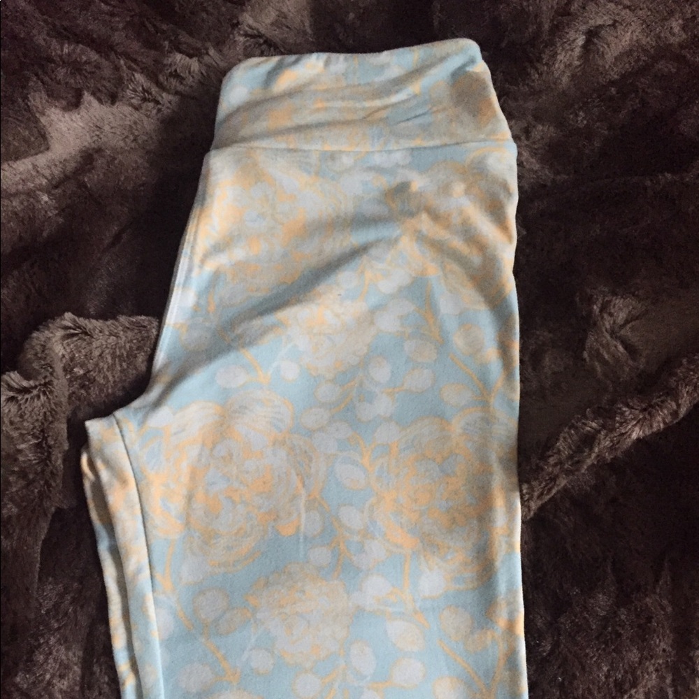 Floral LuLaRoe leggings