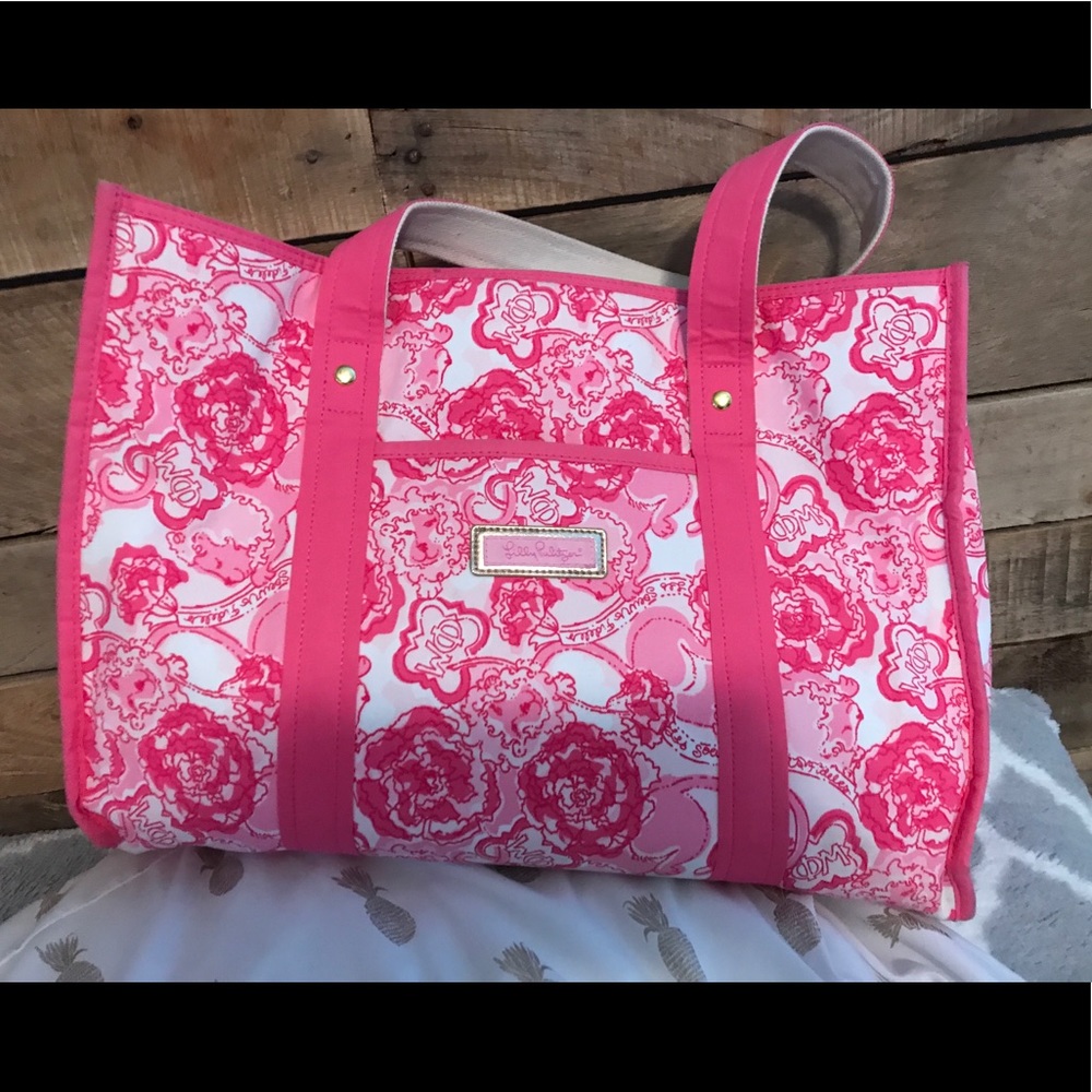 PHI MU LILLY PULITZER TOTE PURSE/ BAG