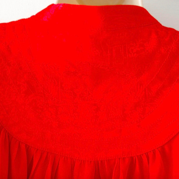 Moulinette Soeurs Colline Blouse Anthropologie Red - Picture 4 of 7