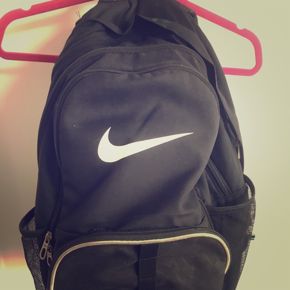 All Black Nike Back Pack