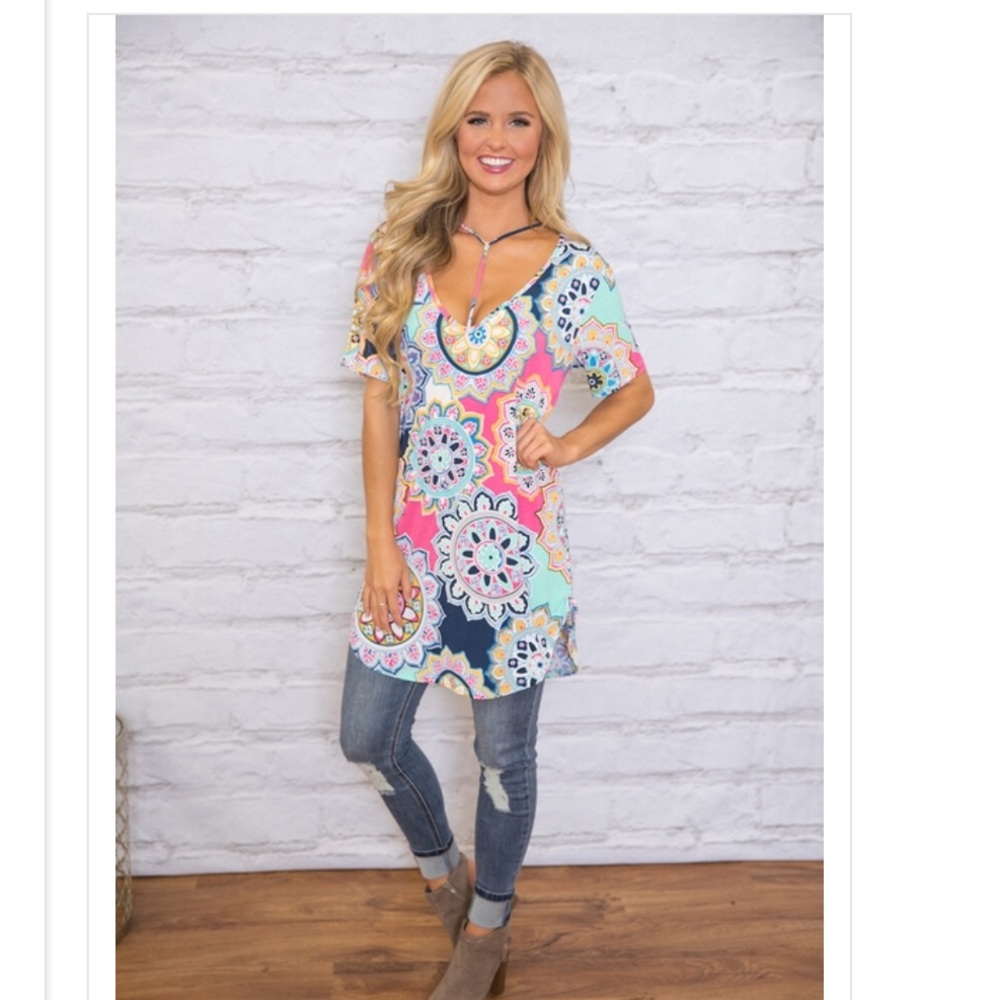 New with tags Multi colored tunic