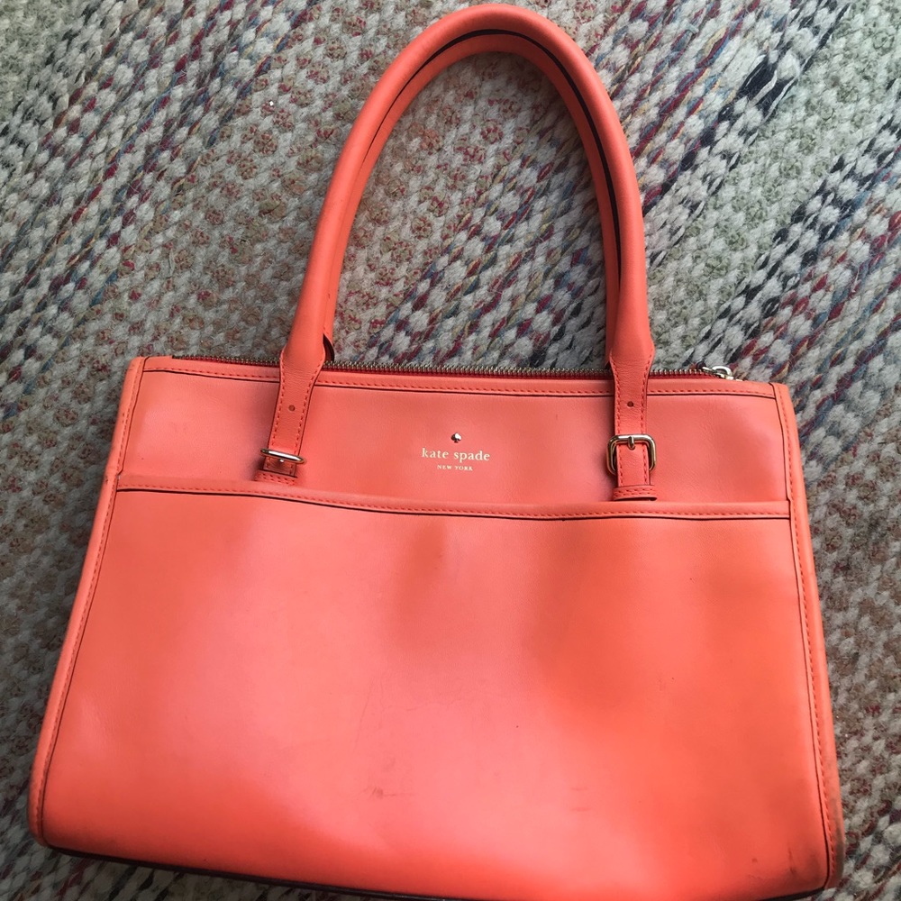 PRICED TO SELL! Coral Leather Kate Spade