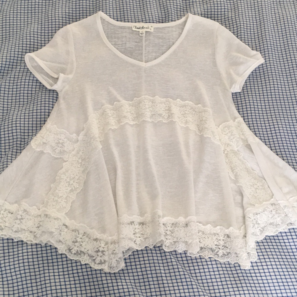 Bright White Dress Top