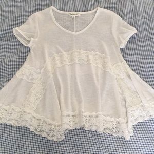 Bright White Dress Top