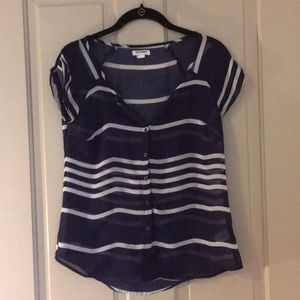 Old Navy striped blouse//XS