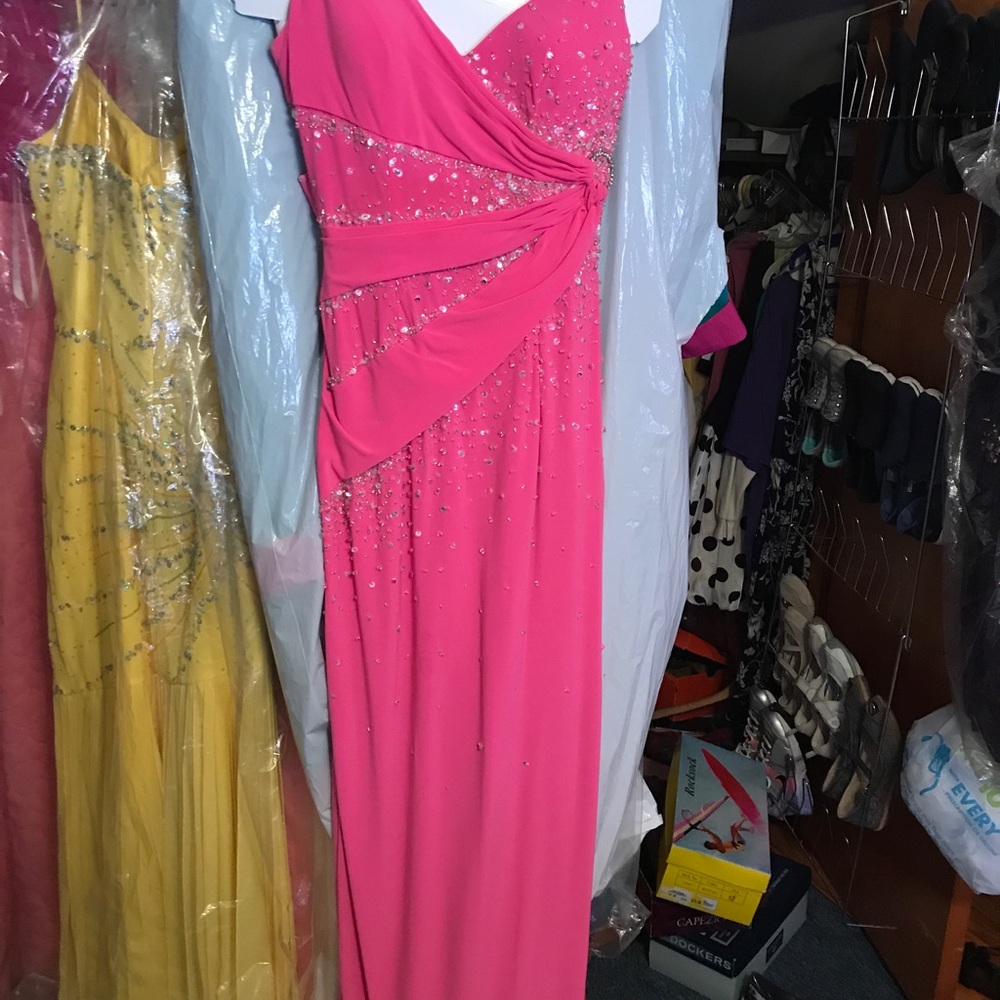 Hot Pink Prom Gown