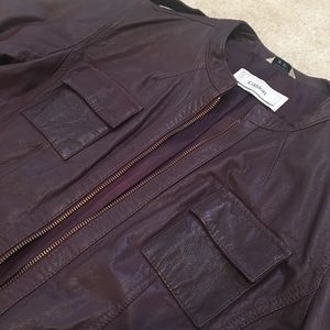 Caslon Brown Leather Jacket