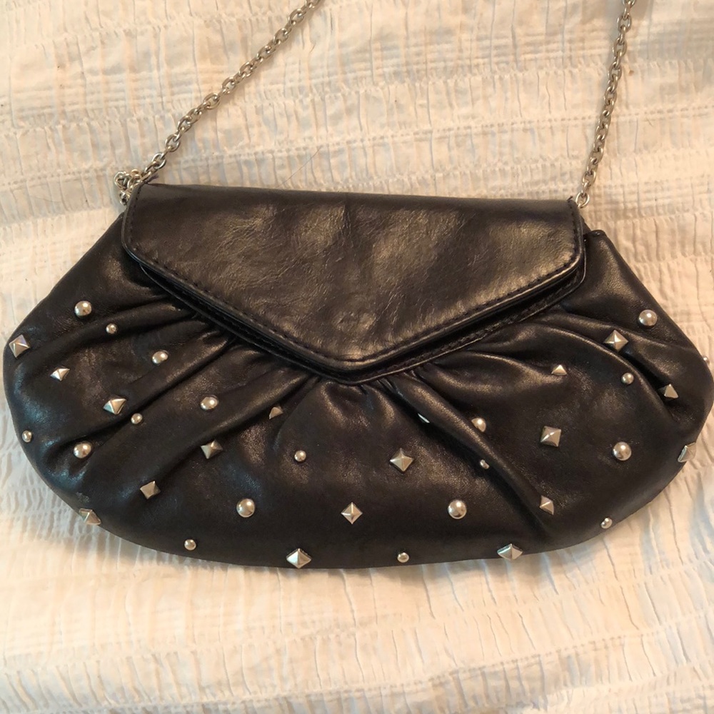 Lauren Merkin black stud crossbody