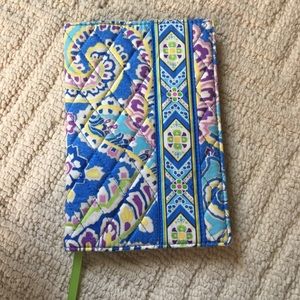 Vera Bradley book cover in Capri Blue.