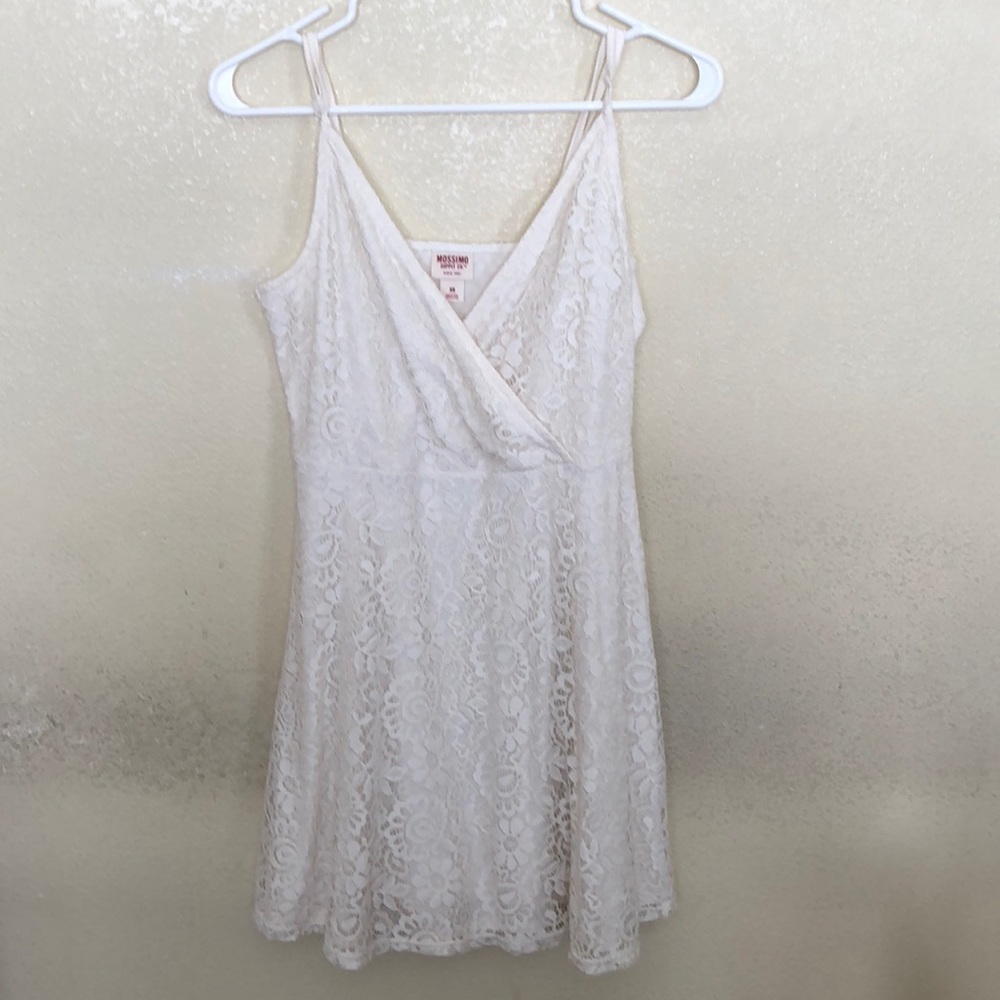 White floral dress