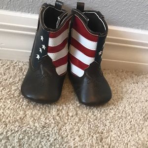 Baby cowboy booties