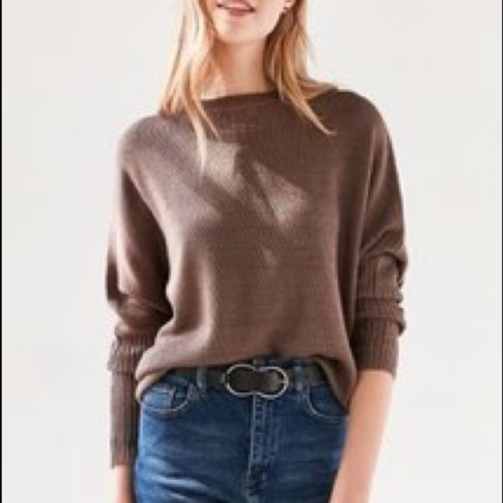 UO Olive + Oak Basic Dolman Sweater