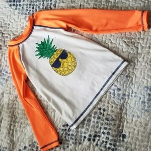 Cat and Jack Pineapple Rash Gaurd
