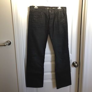 7 For All Mankind standard dark blue denim