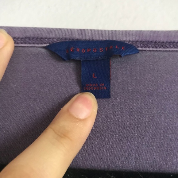 purple crop top from Aeropostale - Picture 3 of 3