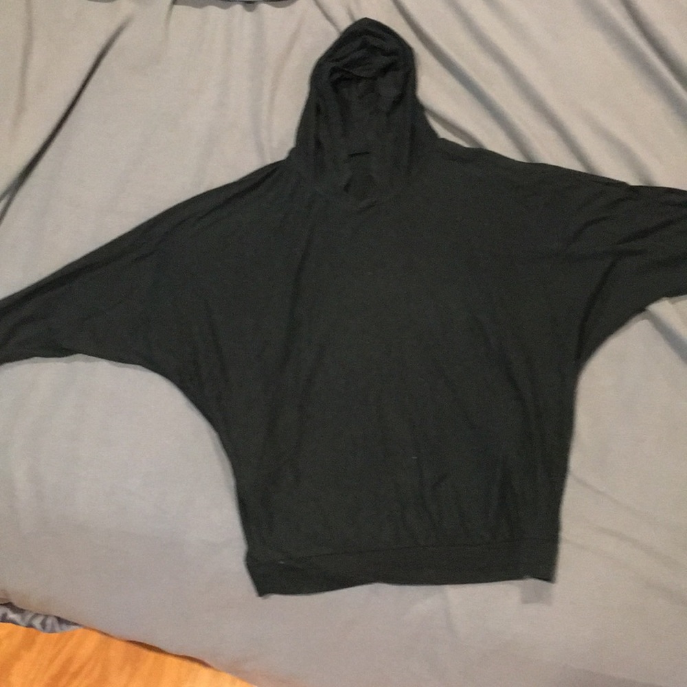 **RARE** American Apparel Teal Bat Wing Hoodie