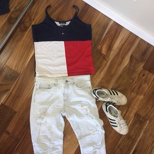 VINTAGE Tommy Hilfiger spaghetti strap tank top