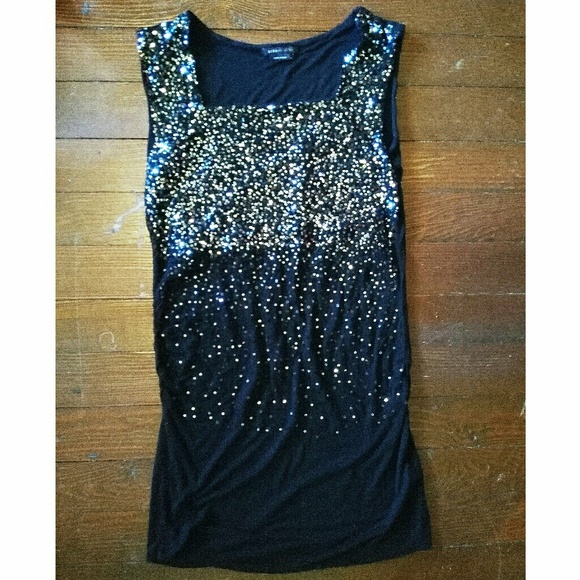 Black sequin party dress - Picture 1 of 3