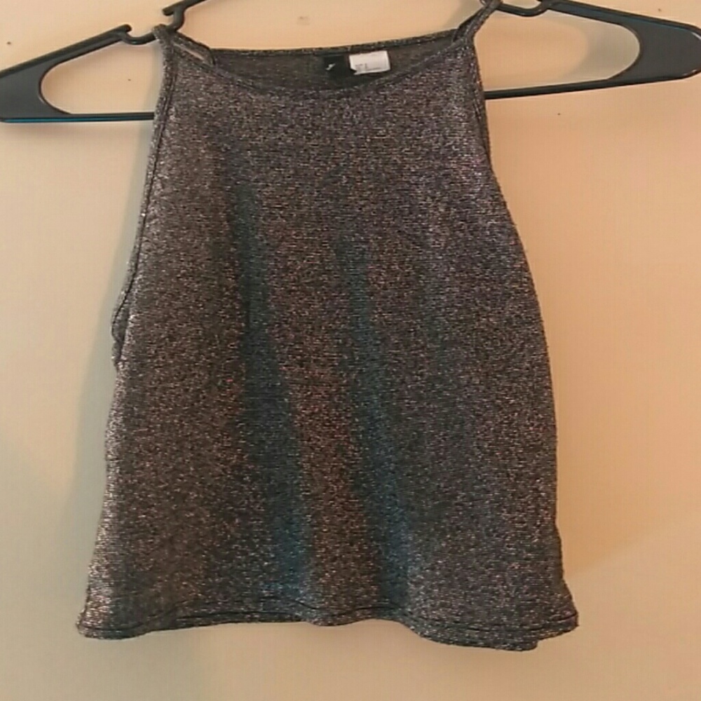 Sparkly crop top