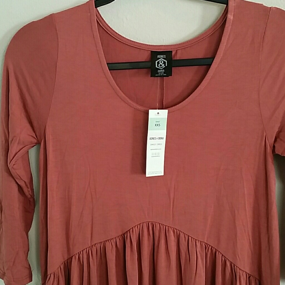 NWT Mauve Agnes & Dora Oakley Dress - pockets!