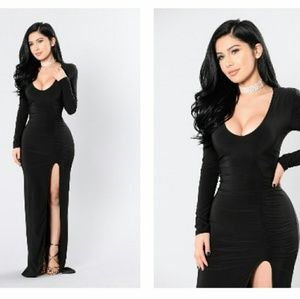 Black fashion nova dress