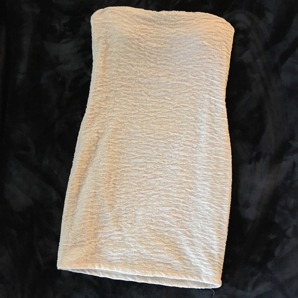 Cream sparkly dress