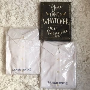 Lands’ End long sleeve oxford shirt