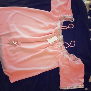 Pink blouse