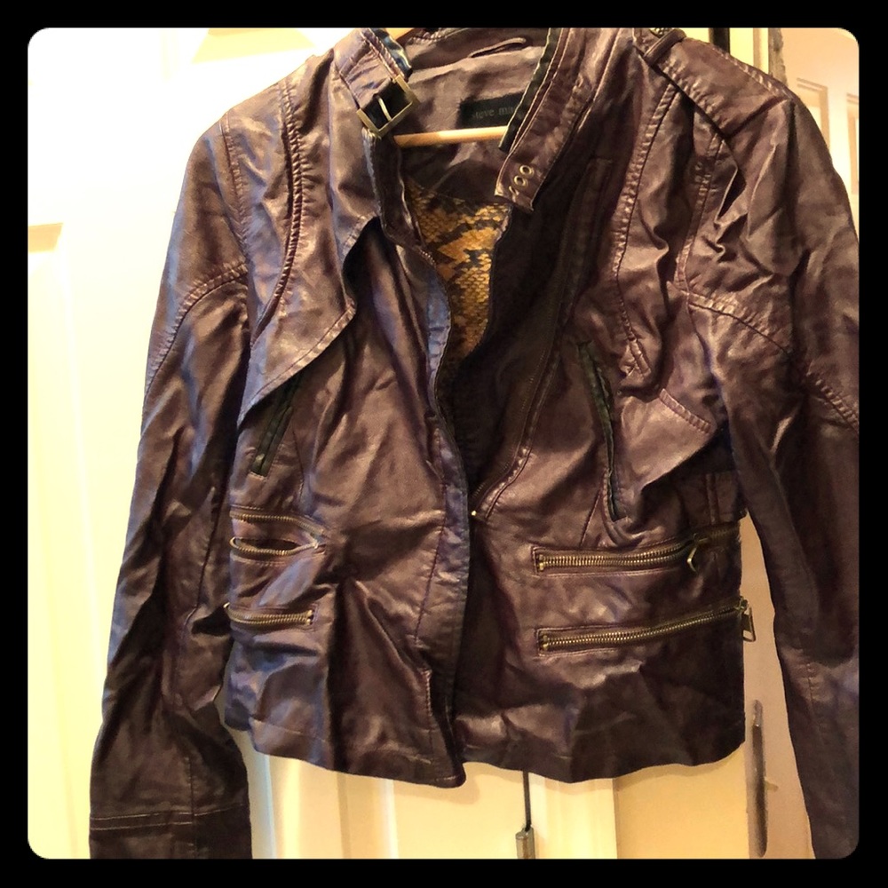 Steve Madden faux leather jacket