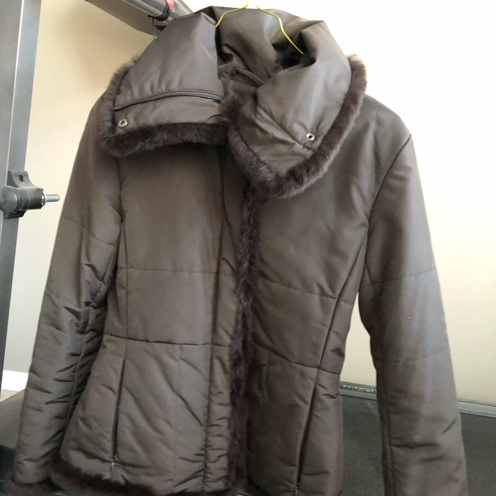 EUC like new brown Andrew Marc winter coat