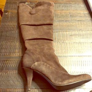 Size 9.5 suede tall boots. NWT