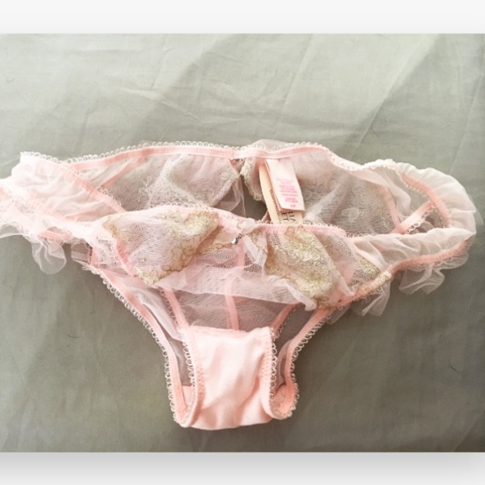 Victoria's Secret Fashion Show baby pink panties