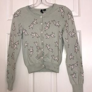 Light blue dove cardigan