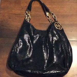 Authentic Michael Kors Patent Leather Purse