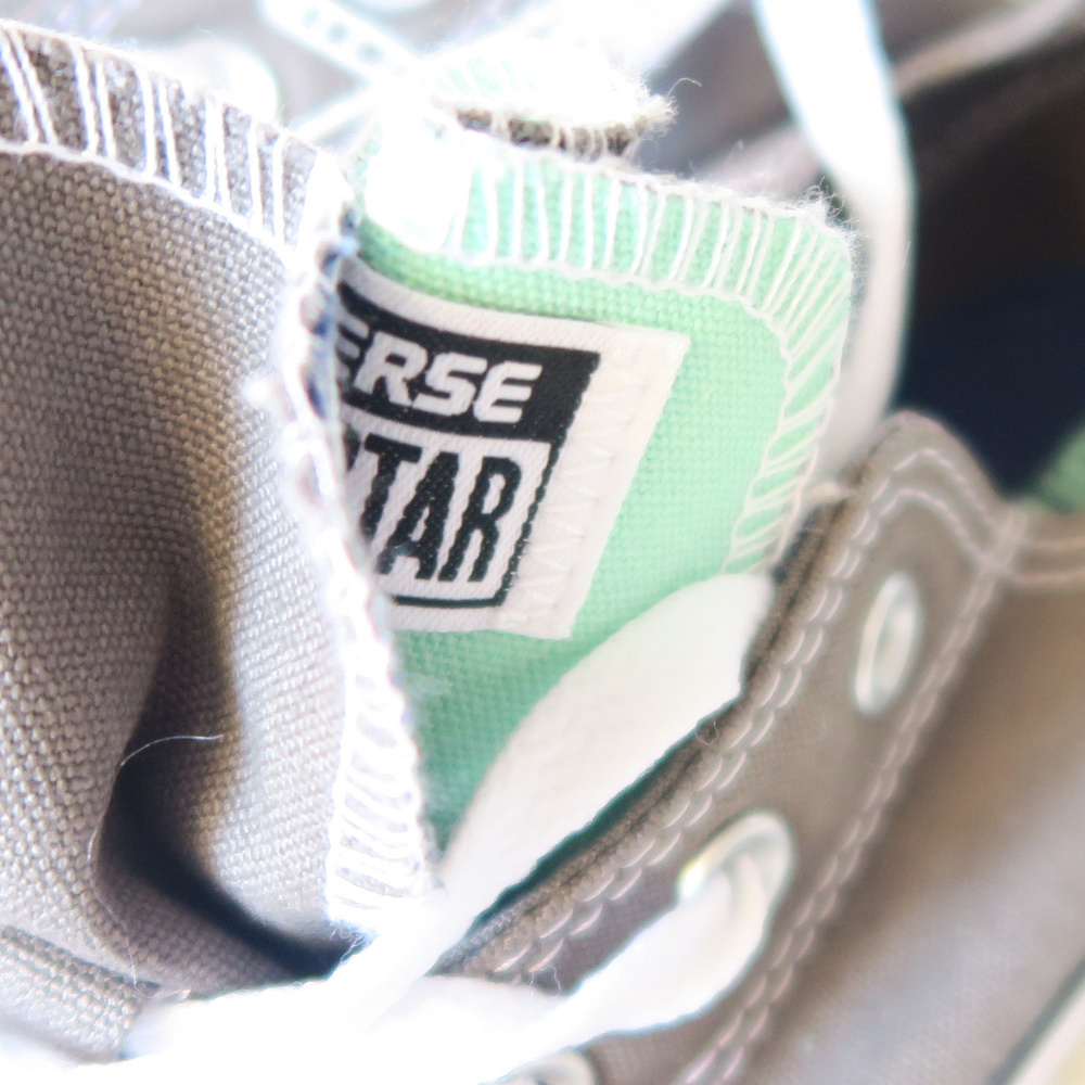 BNWT Gray & Mint Green Converse Size 6 Women - Picture 4 of 6