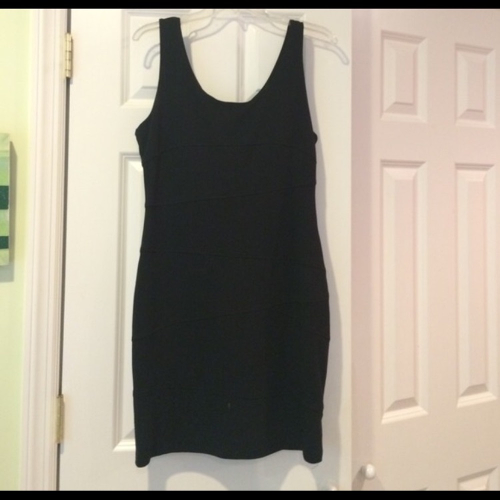 Olive and Oak Black Tight Dress