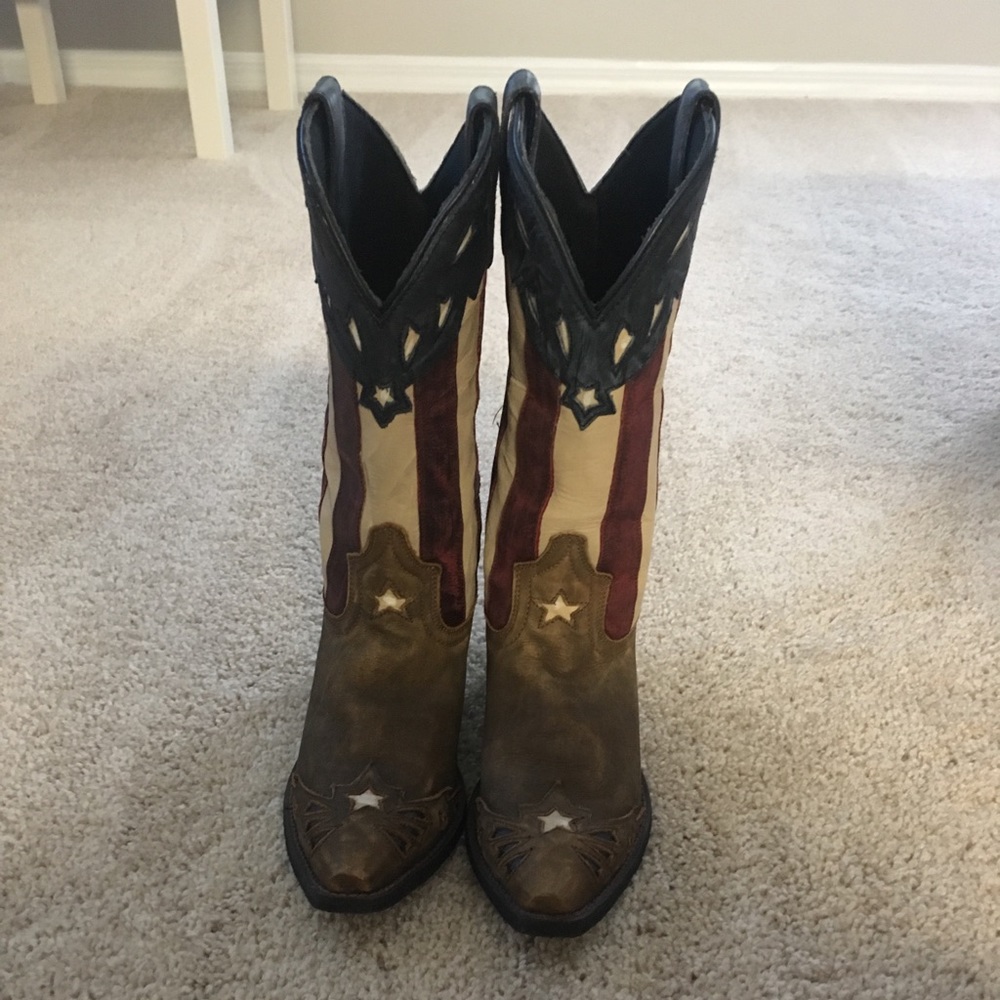 Laredo Women’s American Flag boots